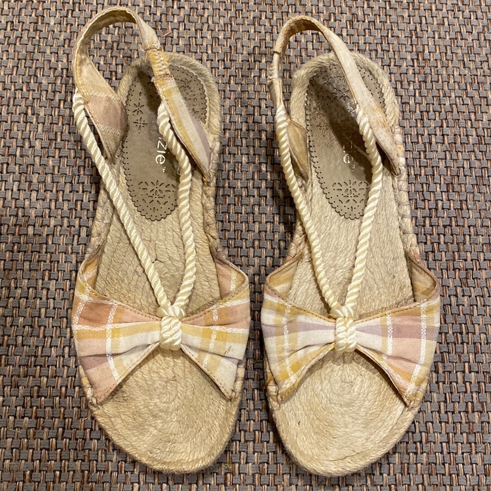 Kenzie 7.5 Plaid Espadrille Sandals